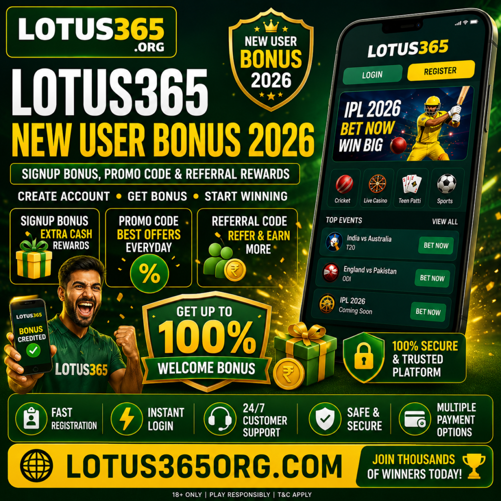 Lotus365 New User