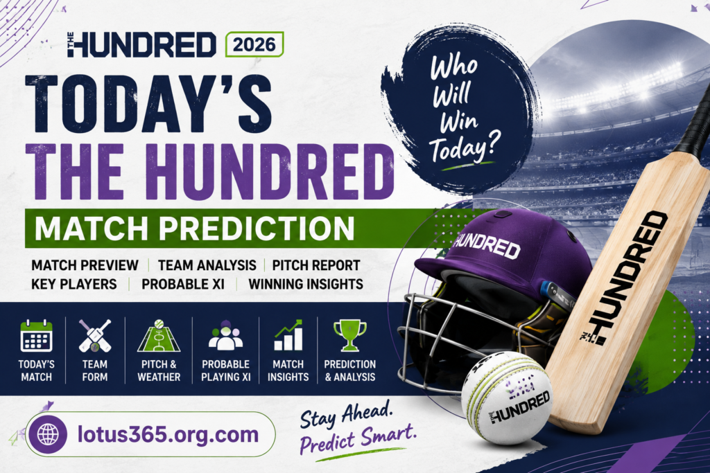 the hundred match predictions
